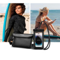 SPIGEN A621 Vodotěsná IPX8 sada - ledvinka + pouzdro na telefon, černá