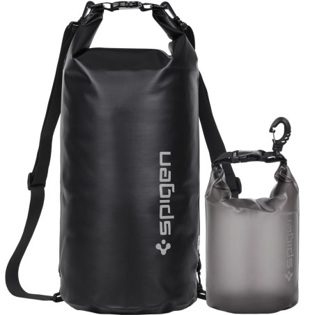 SPIGEN A630 Sada sportovních IPX6 vodotěsných vaků 20L + 2L, černá