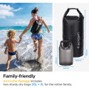 SPIGEN A630 Sada sportovních IPX6 vodotěsných vaků 20L + 2L, černá
