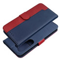 Split Book pro Motorola G57 POWER – navy a červená