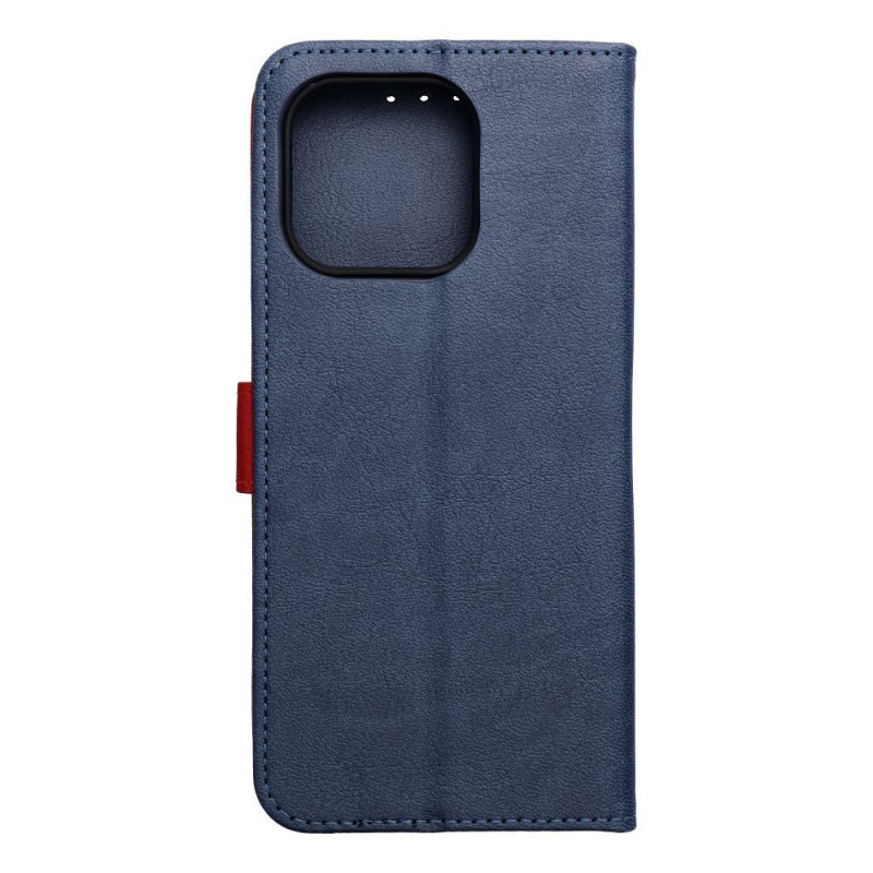 Pouzdro Flip Motorola G37 POWER Split Book pro Motorola G37 POWER - navy a červená