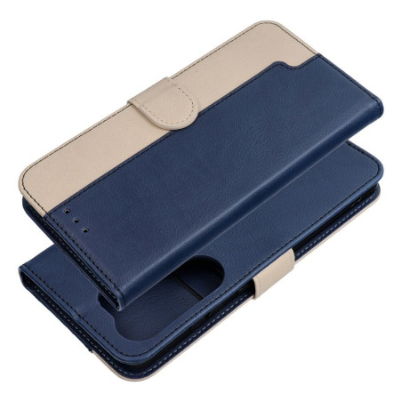 Split Book flip pouzdro Motorola G57 POWER navy/cream