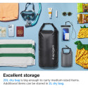 SPIGEN A630 Sada sportovních IPX6 vodotěsných vaků 20L + 2L, černá