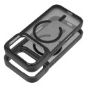 Kryt Forcell F-PROTECT Shadow Stand Premium iPhone 16 black (MagSafe)