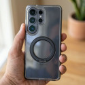 Kryt FRAME CIRCLE STAND pro Galaxy A56 - černý