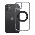 Kryt FRAME CIRCLE STAND pro iPhone 11 - černý (MagSafe)