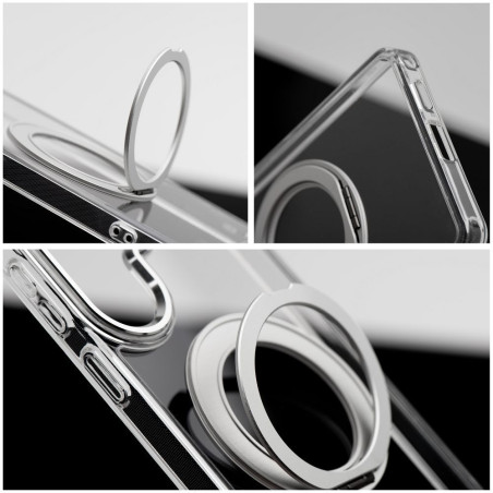 Kryt FRAME CIRCLE STAND pro Galaxy A57 – transparentní