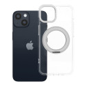 Kryt Frame Circle Stand pro iPhone 14 - transparentní