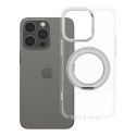 Kryt Frame Circle Stand iPhone 13 Pro - průhledný