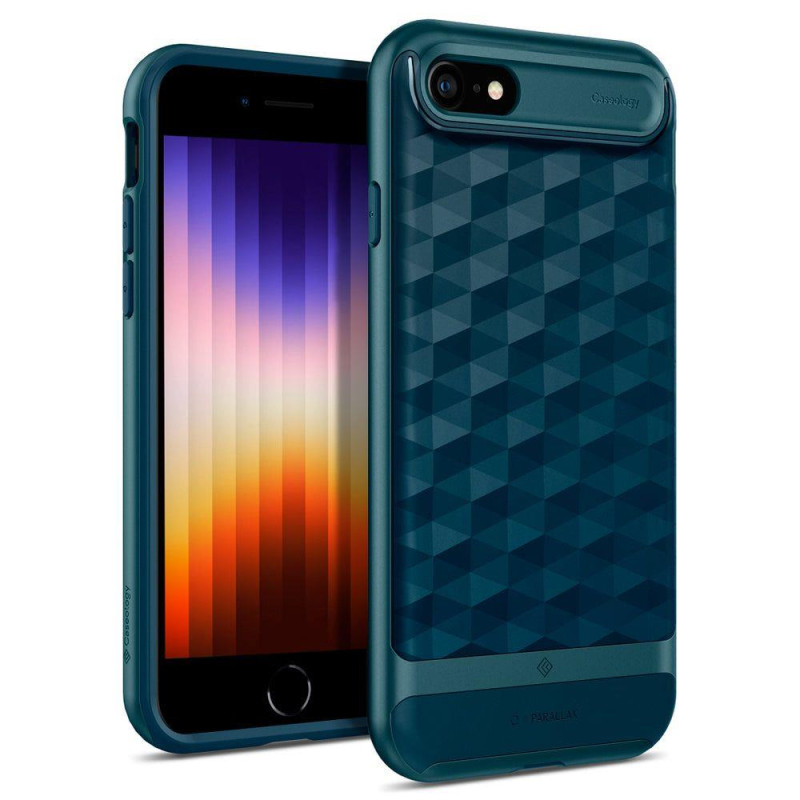 SPIGEN Caseology Parallax Ultra odolný kryt pro iPhone 7/8/SE20/SE22, tmavě modrý