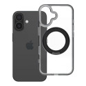 Kryt FRAME CIRCLE STAND iPhone 16 – černá
