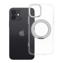 Kryt FRAME CIRCLE STAND pro iPhone 12 – průhledný