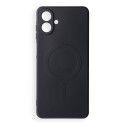 Kryt Samsung SILICONE MAG COVER Galaxy A08 - černý