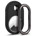 SPIGEN Caseology Vault Odolný přívěsek (pouzdro) na klíče s karabinou pro Apple AirTag, černý