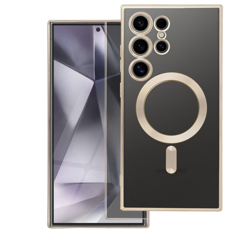 Kryt Samsung ELECTRO MAG COVER pro Galaxy A07 - zlatá