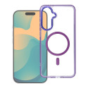 Kryt FRAME CLEAR HYBRID MAG COVER Galaxy A07/A08 fialový