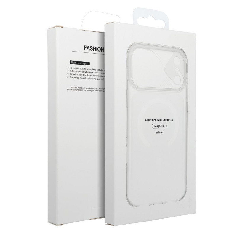 Kryt AURORA pro iPhone 12 - bílá (MagSafe)