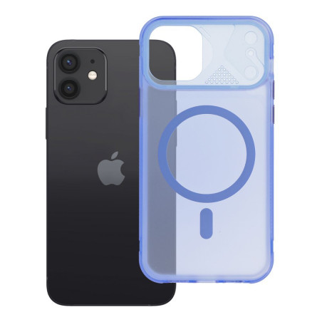 Kryt AURORA MAG COVER iPhone 12 – modrá