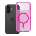 Kryt AURORA MAG COVER pro iPhone 16 - růžový