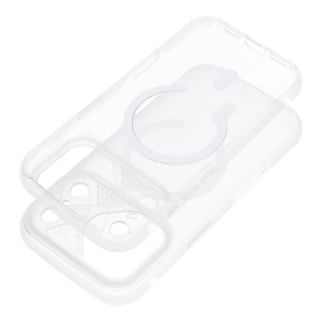 Kryt AURORA MAG COVER pro iPhone 15 - bílá