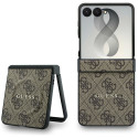 Kryt GUESS 4G Classic MagSafe pro Galaxy Z Flip 8 - hnědý