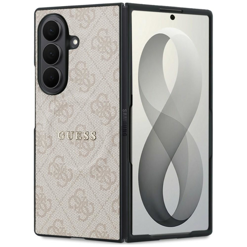 Kryt GUESS 4G CLASSIC pro Samsung Galaxy Z Fold 8 ULTRA kompatibilní s MagSafe - růžový