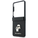 Kryt Karl Lagerfeld GALAXY Z FLIP 8 Karl&Choupette Saffiano Pins pro Samsung Galaxy Z Flip 8 - černý