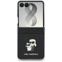 Kryt Karl Lagerfeld GALAXY Z FLIP 8 Karl&Choupette Saffiano Pins pro Samsung Galaxy Z Flip 8 - černý