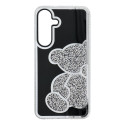 Kryt TEDDY BEAR pro Galaxy S25 FE - stříbrný