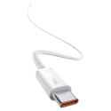 BASEUS CALD000202 Dynamic Series Opletený datový a nabíjecí kabel USB-C/USB-C 100W, 1m, bílý