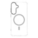 Kryt FRAME CLEAR HYBRID MAG COVER pro Galaxy S25 FE transparent/me