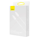 BASEUS CALD000202 Dynamic Series Opletený datový a nabíjecí kabel USB-C/USB-C 100W, 1m, bílý