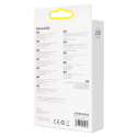 BASEUS CALD000202 Dynamic Series Opletený datový a nabíjecí kabel USB-C/USB-C 100W, 1m, bílý