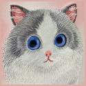 Pouzdro NIMMY BIG EYED PET 2.0 Cat iPhone 15 Pro růžové