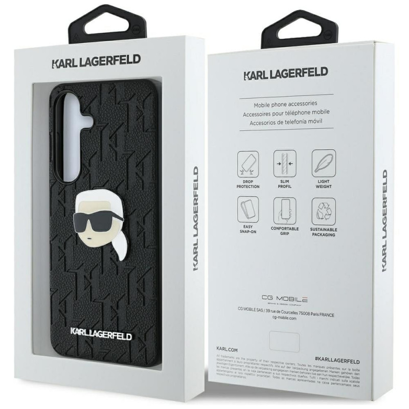 Kryt Karl Lagerfeld SAMSUNG S25 Plus pro Galaxy S25 Plus - černý