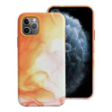 Kryt LEATHER MAG COVER iPhone 11 Pro - oranžový splash