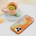 Kryt LEATHER MAG COVER iPhone 11 Pro - oranžový splash