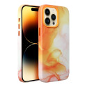 Kryt LEATHER MAG COVER iPhone 11 Pro - oranžový splash