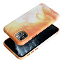 Kryt LEATHER MAG COVER iPhone 11 Pro - oranžový splash