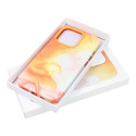 Kryt LEATHER MAG COVER iPhone 11 Pro - oranžový splash