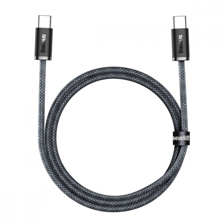 BASEUS CALD000216 Dynamic Series Opletený datový a nabíjecí kabel USB-C/USB-C 100W, 1m, černý