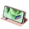 Pouzdro Dux DUCIS SKIN PRO pro Redmi Note 12 5G - růžové