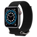 SPIGEN DuraPro Flex Flexibilní textilní řemínek pro Apple Watch 42/44/45/49mm, černý