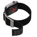 SPIGEN DuraPro Flex Flexibilní textilní řemínek pro Apple Watch 42/44/45/49mm, černý