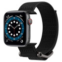 SPIGEN DuraPro Flex Flexibilní textilní řemínek pro Apple Watch 42/44/45/49mm, černý