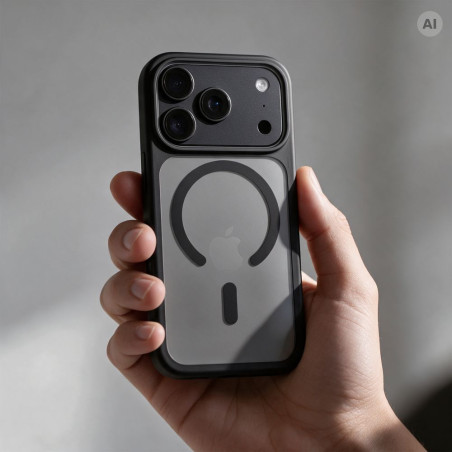 Kryt Forcell F-PROTECT SMOKE HYBRID pro iPhone 7/8/SE2 - černý