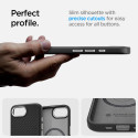 Spigen Enzo Aramid MagSafe pouzdro pro iPhone 16e – černé