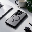 Kryt Forcell F-PROTECT SMOKE pro Samsung Galaxy A16/MagSafe - černý