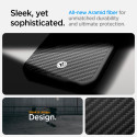 Spigen Enzo Aramid MagSafe pouzdro pro iPhone 16e – černé