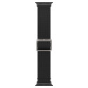 SPIGEN Fit Lite Strap Flexibilní textilní řemínek pro Apple Watch 42/44/45/49mm, černý
